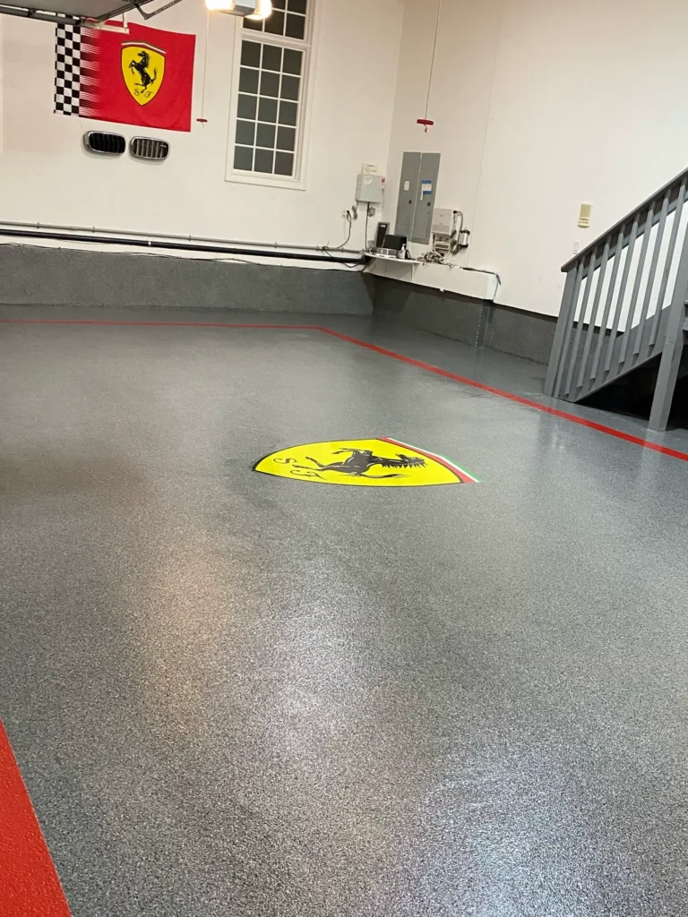 Garage Floor Epoxy Company in NJ | 1-2 Days Installation 2 flooring flakes forms designs nj